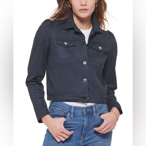 Calvin Klein Jackets & Blazers - Calvin Klein dark denim jacket p27-36